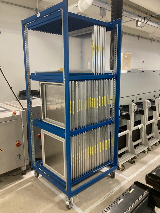 29" × 29" SMT Stencil Storage Rack