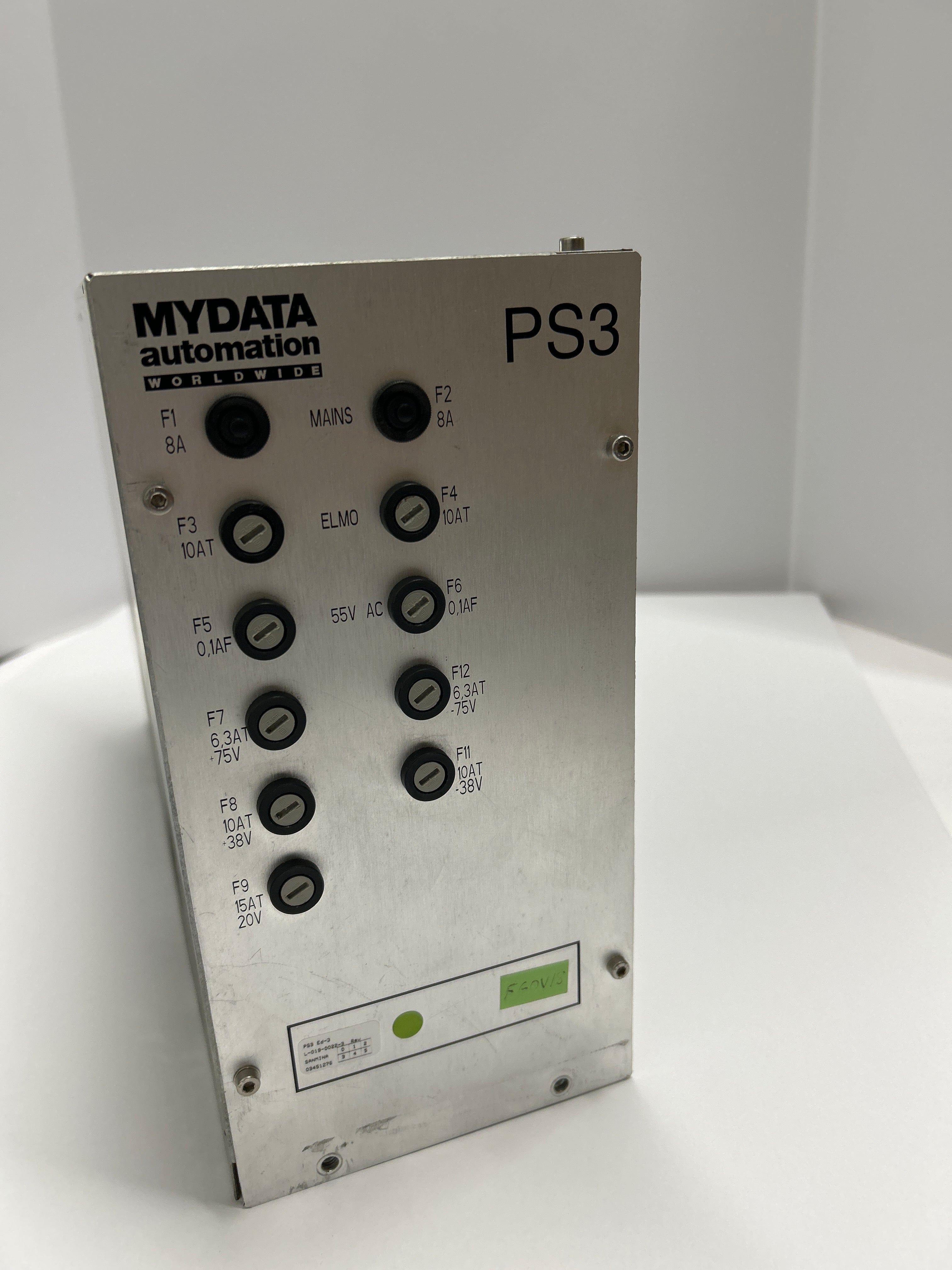 Mydata TEX Tray Unit Power Supply L-019-0022-3