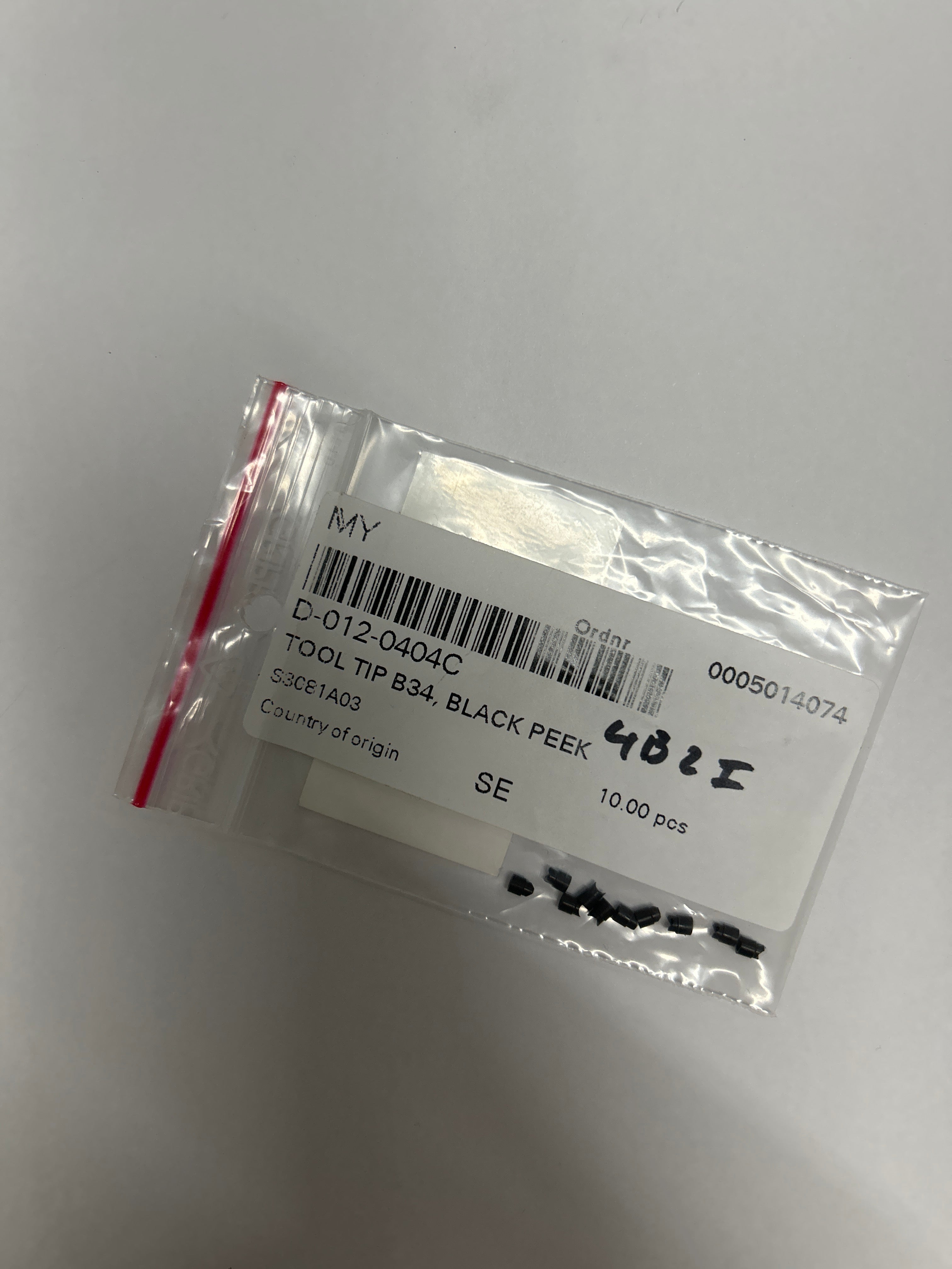 Mydata/Mycronic B34 Tool Tip Black PEEK D-012-0404C