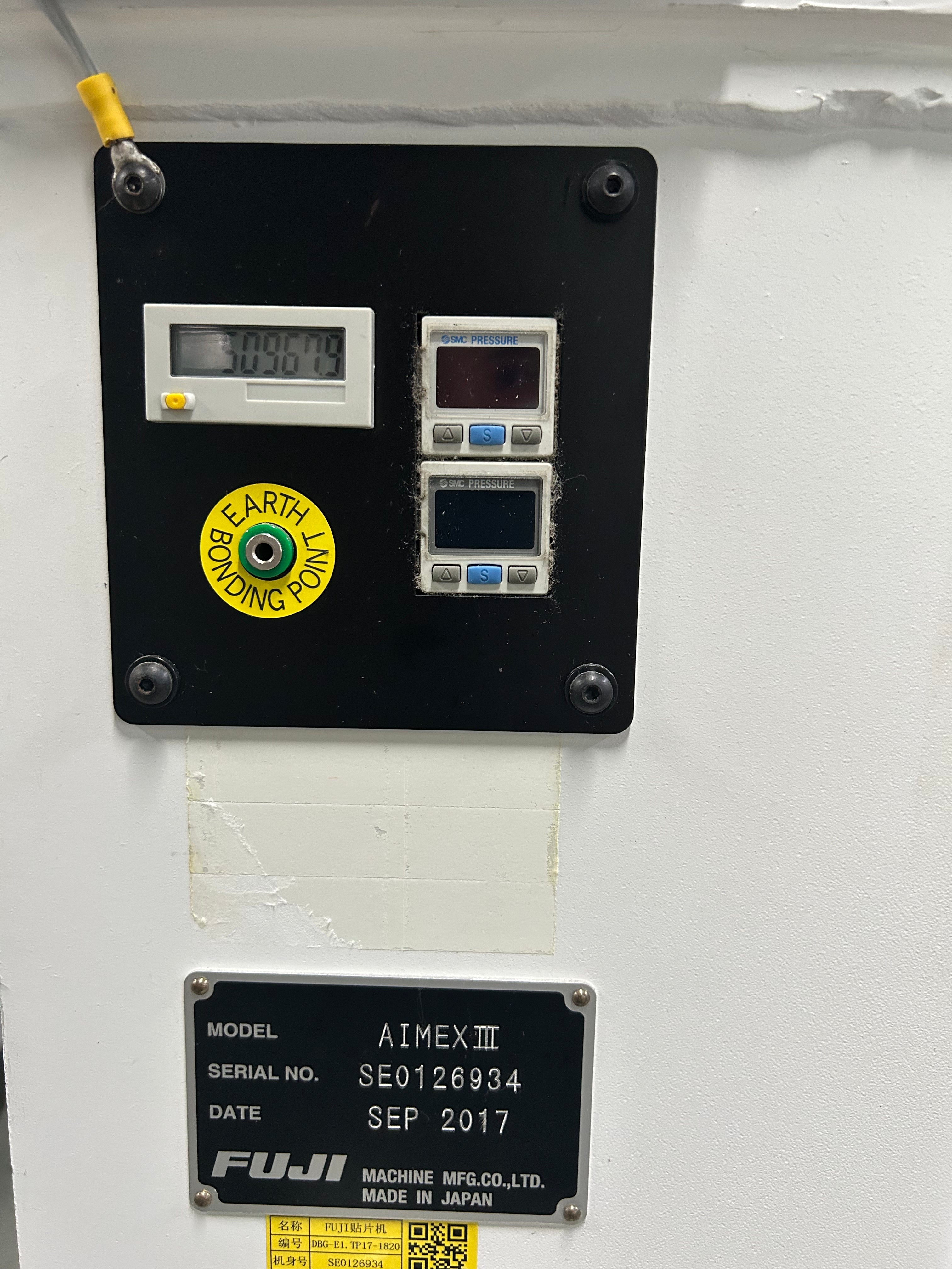 (4) 2017 FUJI AIMEX III Pick and Place Machines