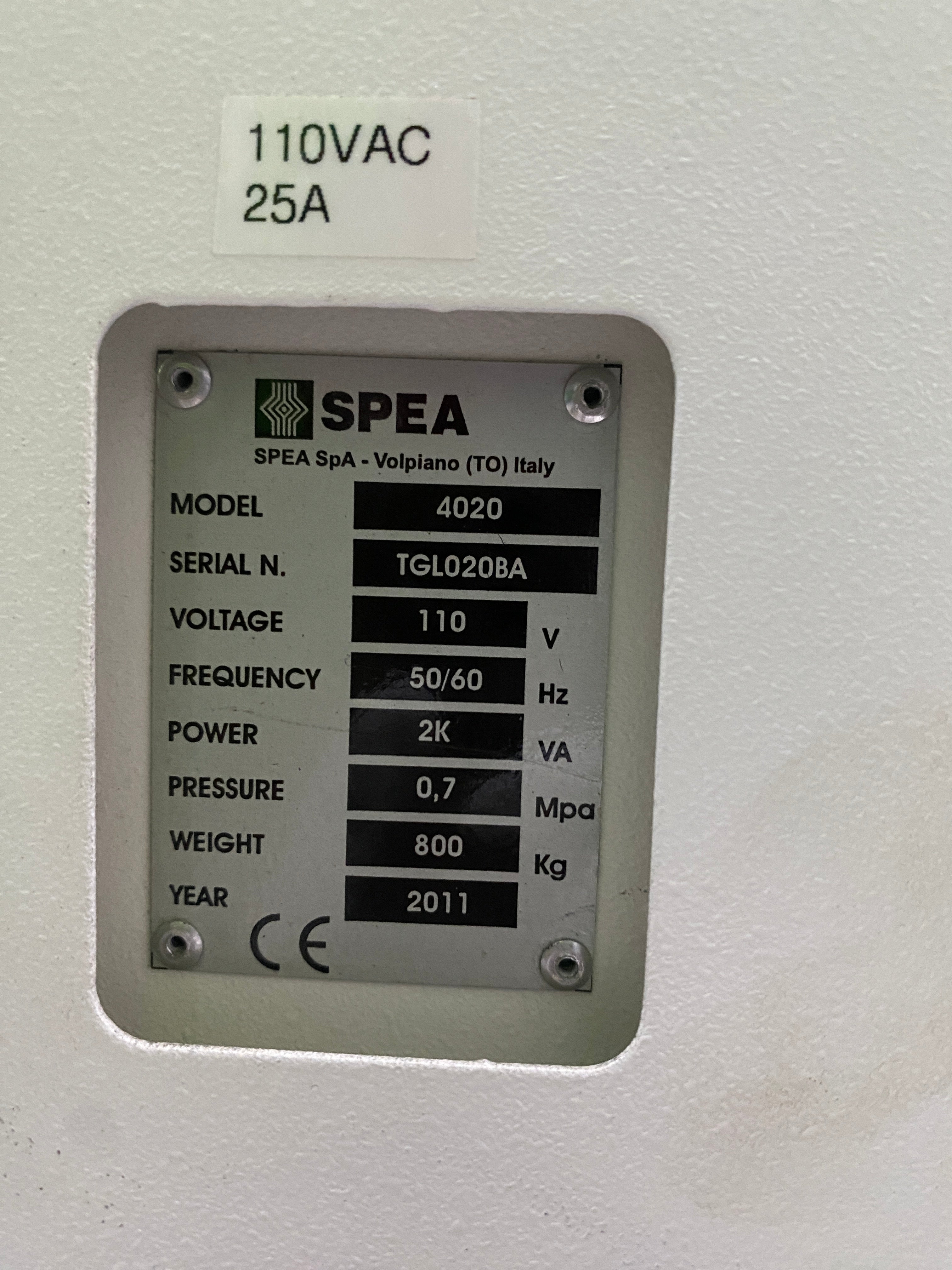 2011 SPEA 4020 Flying Probe PCB Test System