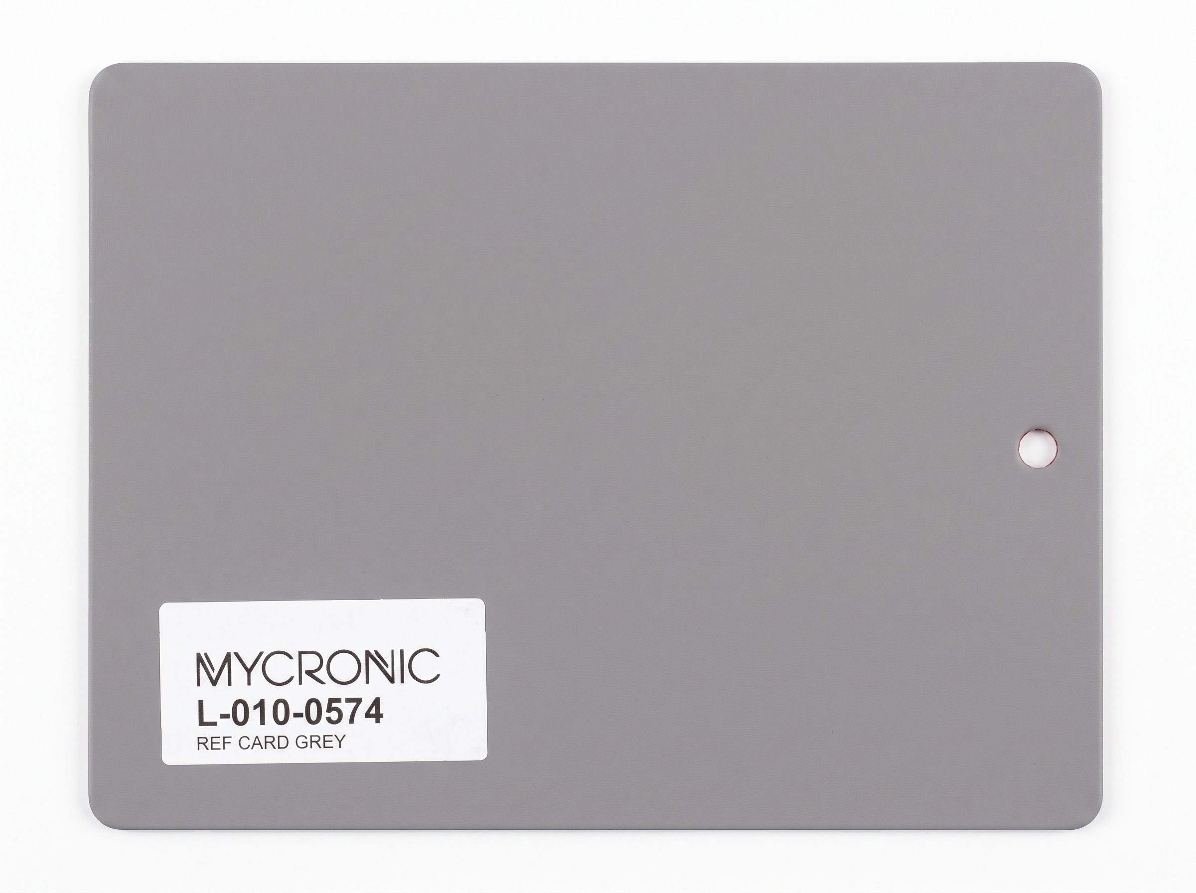 MYDATA / Mycronic Ref Card Grey L-010-0574