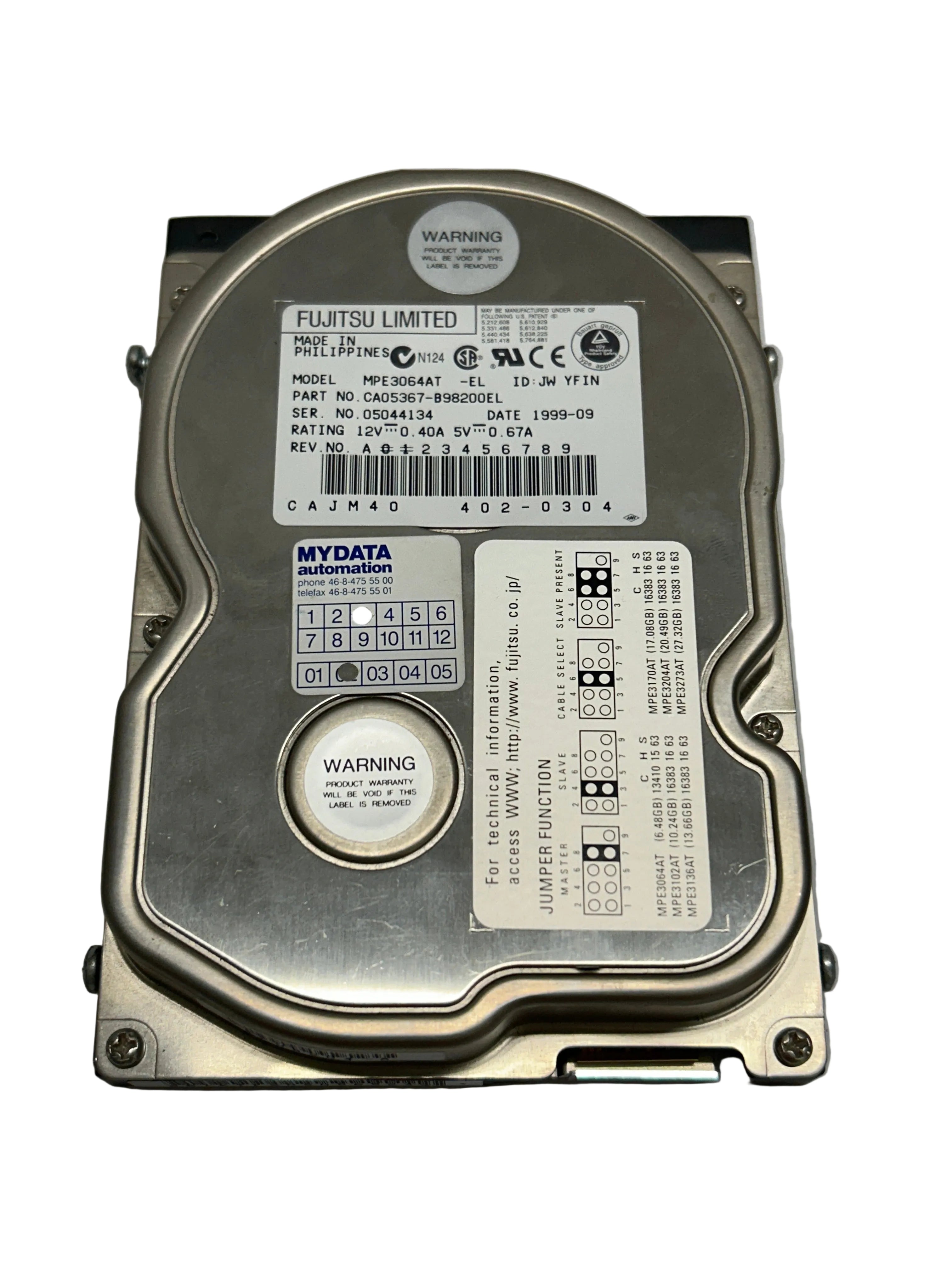 Mycronic HD 2.5" Spare Part with 2.5.4D Software loaded L-019-1156