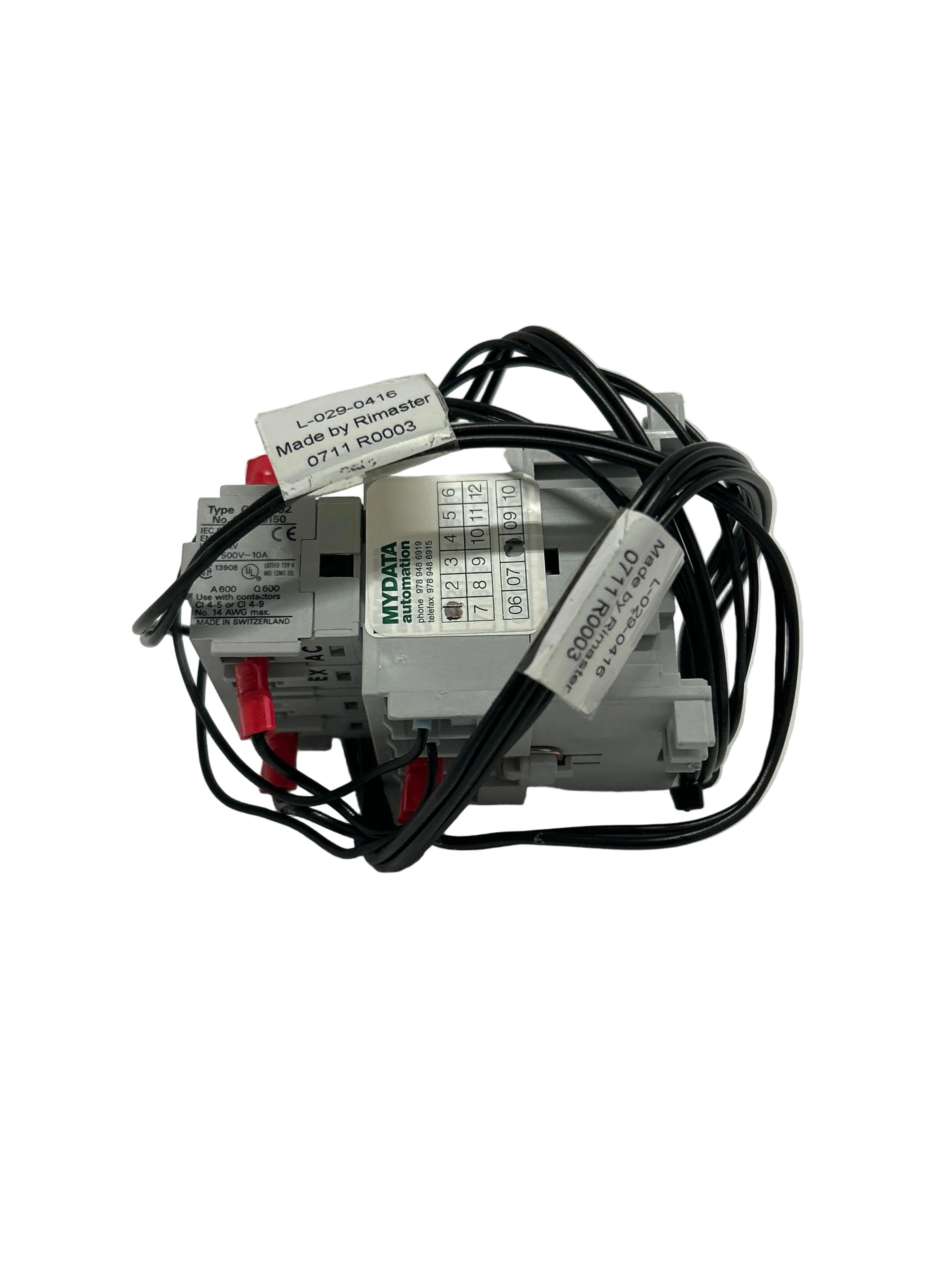 Mycronic Power Relay with Cables TEX L-029-0416