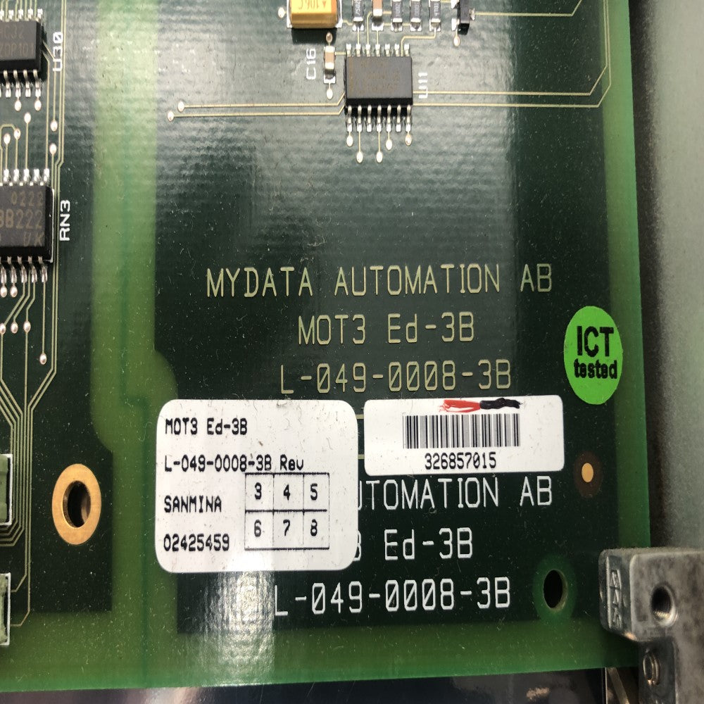 Mycronic MOT3 Ed-3B Board L-049-0008-3B