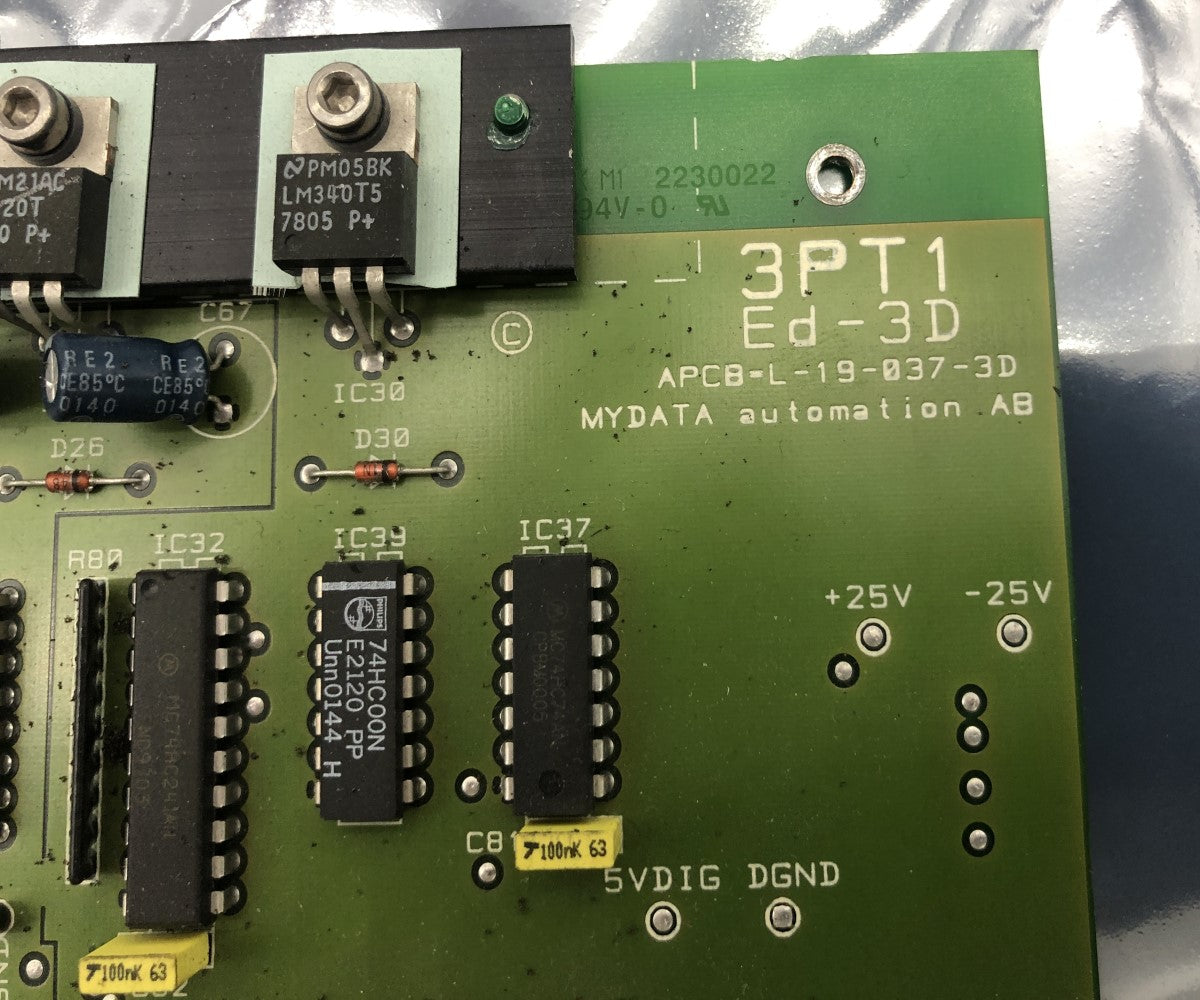 Mycronic Automation APCB 3PT1 Electrical Verifier Board L-19-0037-3D