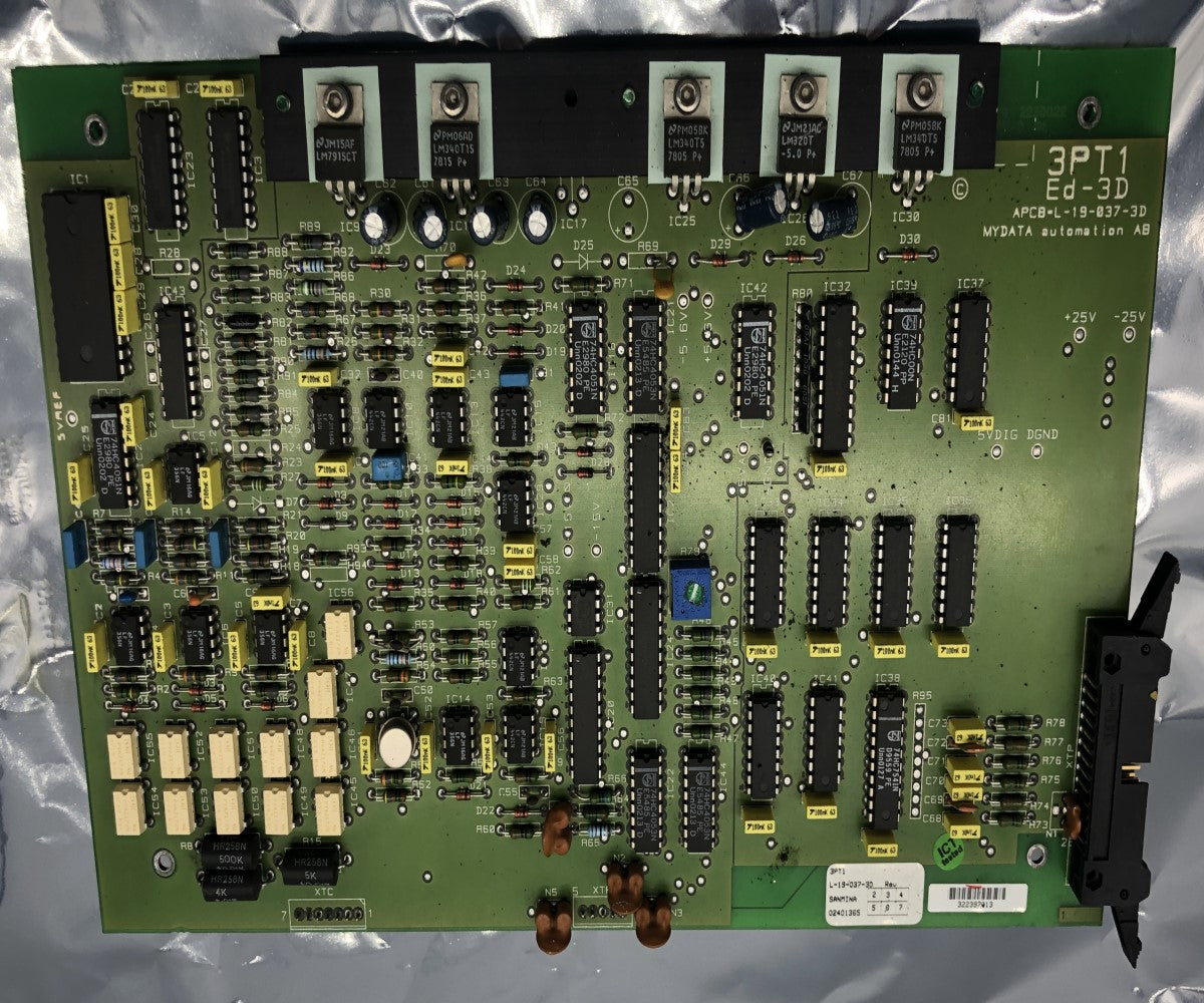 Mycronic Automation APCB 3PT1 Electrical Verifier Board L-19-0037-3D
