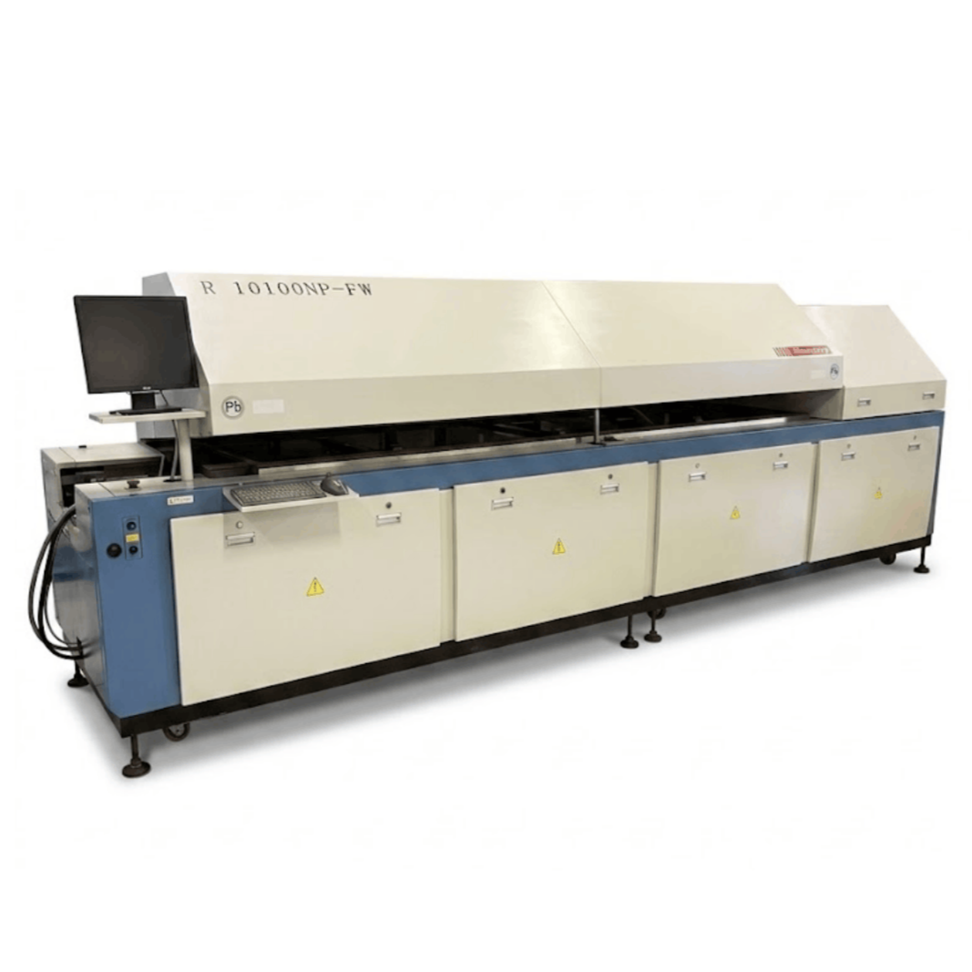 2007 MANNCORP CR-10100NP-FW 10-Zone Reflow Oven