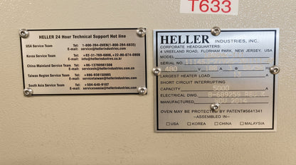 2014 Heller 1809 MKIII Reflow Oven — Qty 2