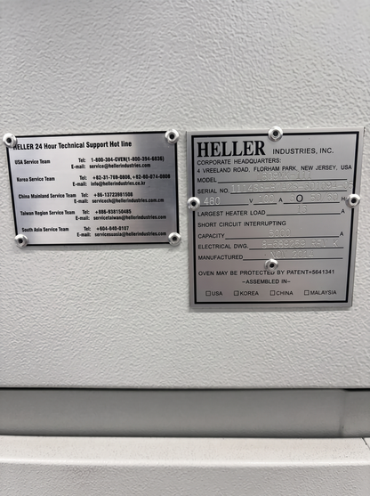 2014 Heller 1809 MKIII Reflow Oven