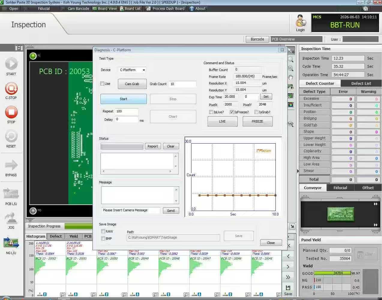 2018 Koh Young KY8030-3 XL 3D SPI Solder Paste Inspection System | Large PCB