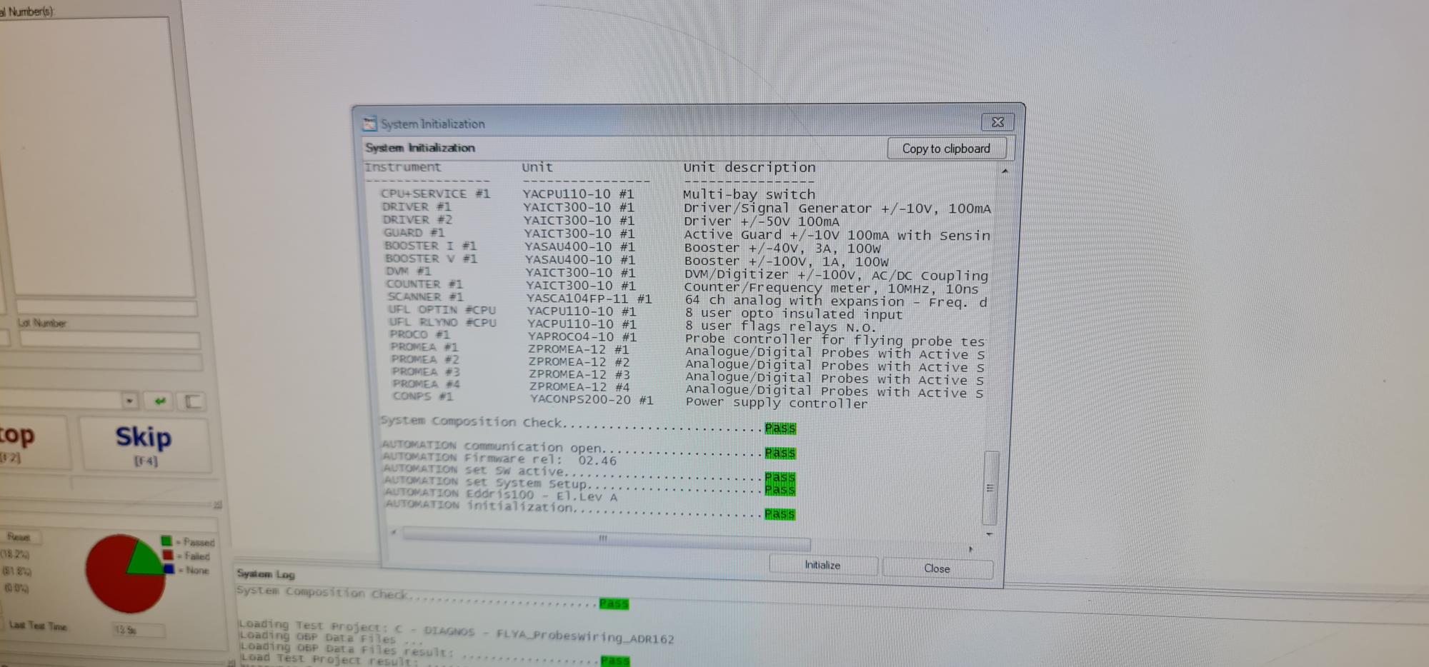 2018 SPEA 4060 S Flying Probe Tester