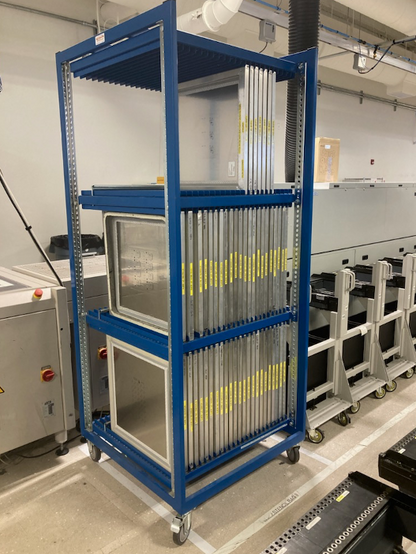 29" × 29" SMT Stencil Storage Rack