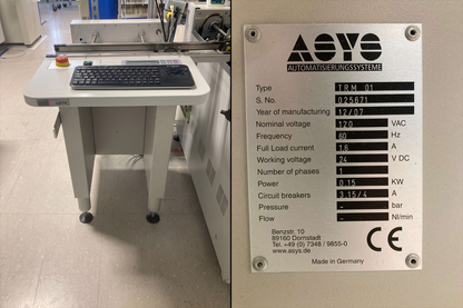 ASYS TRM - 01 Edge Belt Transport Conveyor .5 Meter