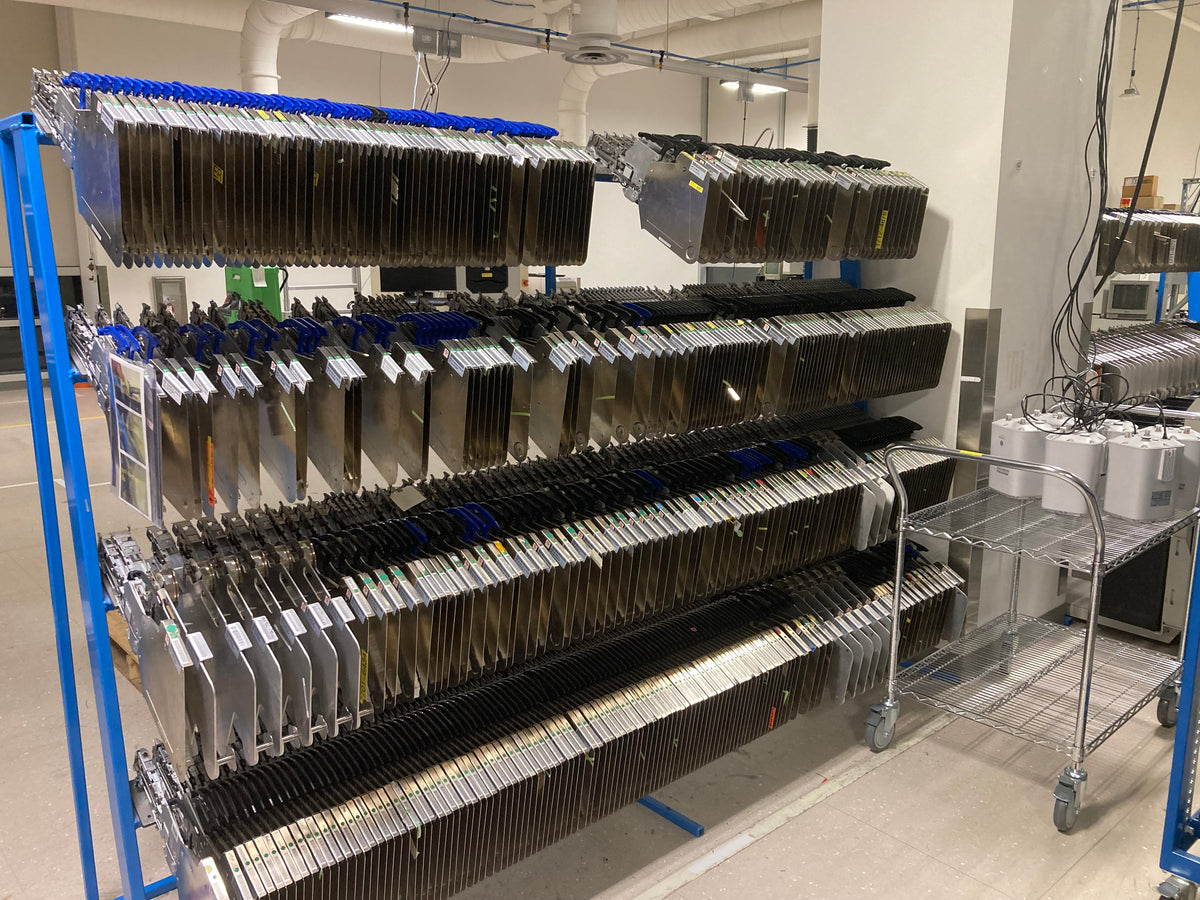 Assembleon Feeder Trolley / Feeder Cart & Assembleon SMT Feeders