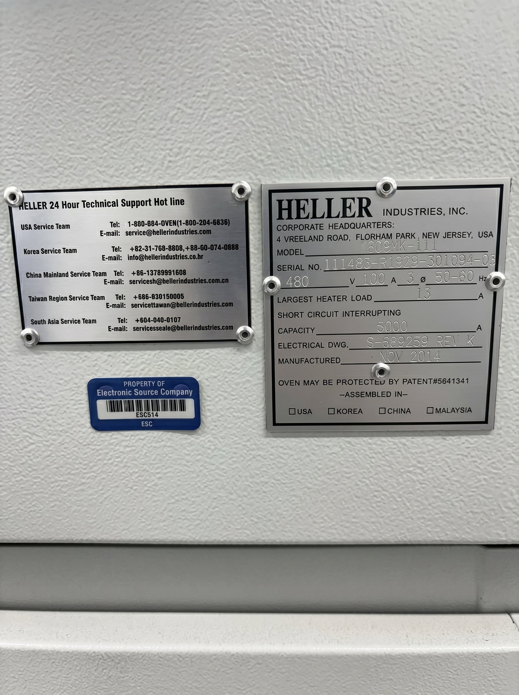 2014 Heller 1809 MKIII Reflow Oven