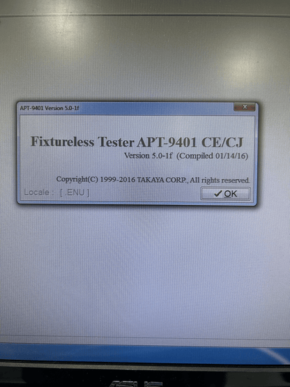 TAKAYA APT-9401 CE/CJ Flying Probe Tester