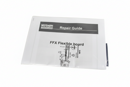 Packaged electronic component with repair guide