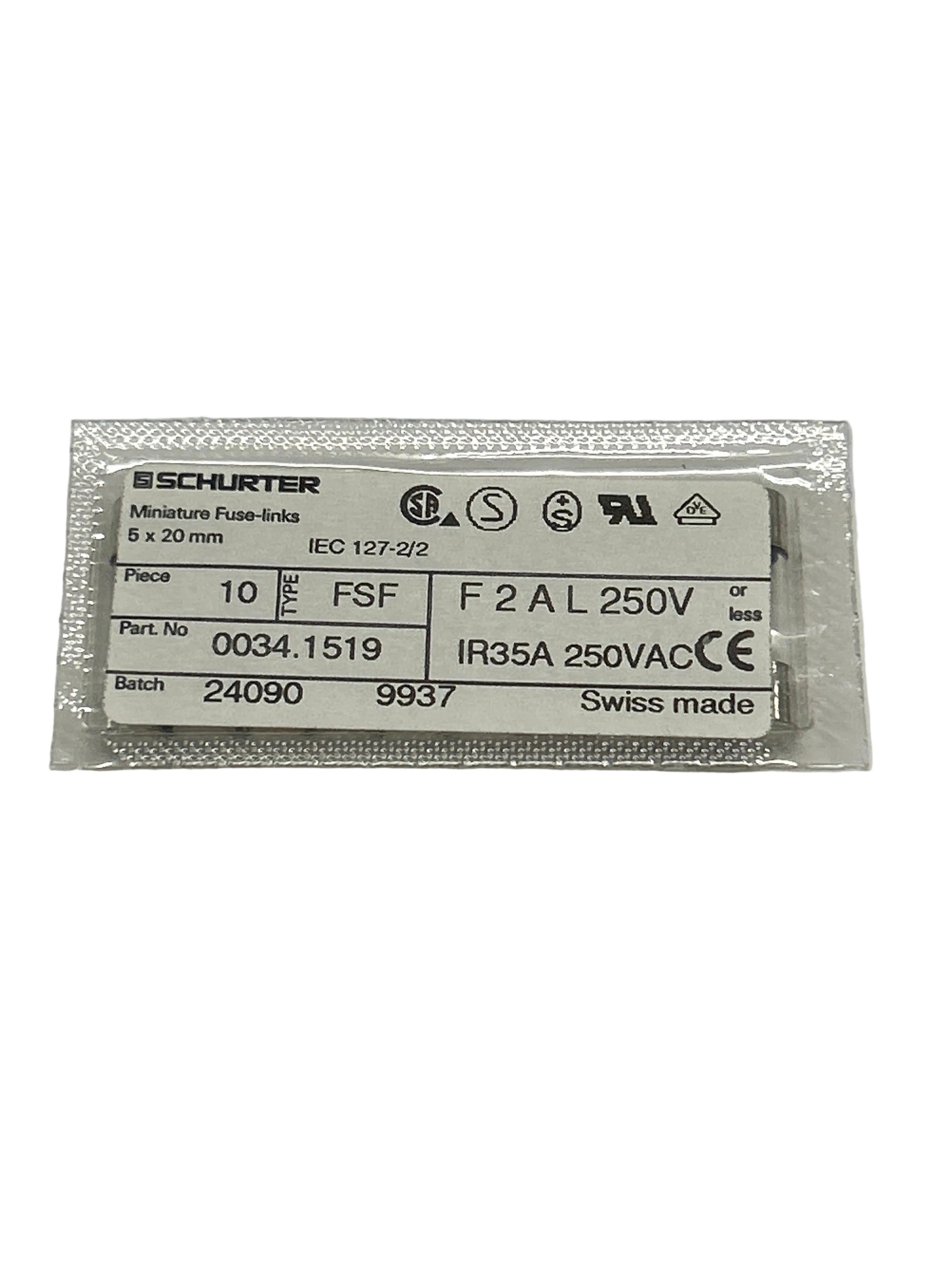 Mycronic Fuse Quick 2A 20mm E-041-0040