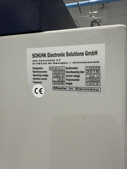SCHUNK SAR-800-B-CL PCB Depaneling Router