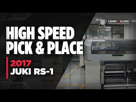 Load video: 2017 JUKI RS-1 Pick and Place Machine